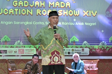 Buka GMERS XIV, Gubernur Mahyeldi Berharap Pelajar Memilih Jurusan di Perguruan Tinggi Sesuai Minat dan Bakat